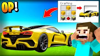 STEALING BILLIONAIRE SUPERCARS in Minecraft...