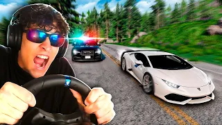 A POLICIA VEIO ATRÁS DE MIM, EU TINHA UM PLANO MUITO BOM! - BeamNG.Drive