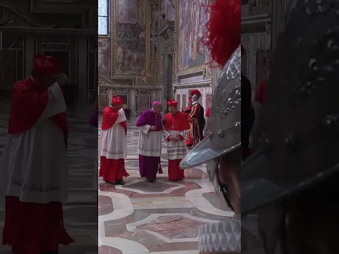 Os primeiros passos do novo Papa! #leão14 #papa #vaticano #shorts