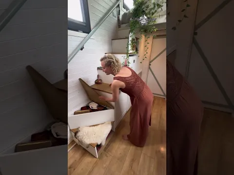 She lives in her gorgeous tiny house