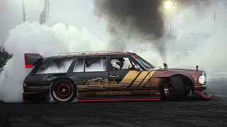 930HP MERCEDES S123 TURBODIESEL BURNOUT AT ELMIA - Custom Motor Show 2025