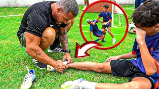 X1 em dupla: Ricardinho e Heitor em jogo insano (com tombo no final!) 😅