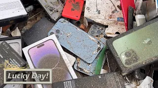 Lucky Day! Found many broken iPhones in the garbage dump! - Restoring iPhone 13 Pro Max