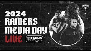 Raiders 2024 Media Day Live | Raiders Roundtable | NFL