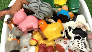 Farm Animal Toys for Kids 🐄🐖 | Learn Animal Names & Sounds | Fun Educational Toy Box