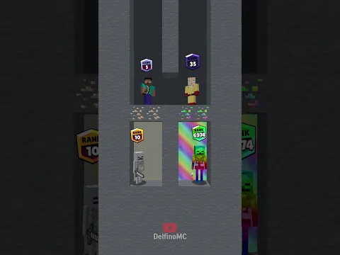 HELP Herobrine from rank #shorts #minecraft #anime