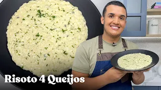 O ponto perfeito para o seu RISOTO AO QUATRO QUEIJOS *SEGREDO REVELADO* 🤫 😍 | Igor Rocha