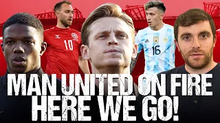 🚨 MAN UTD: LISANDRO BID, MALACIA DONE, DE JONG UPDATE AND ERIKSEN…