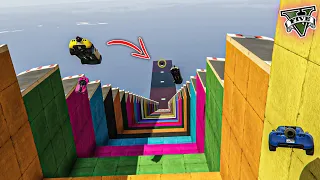 قراند 5 | طيحة 😍 كلهم ضدي 😥 سيارة باتمان 🏎| GTA 5 Parkour