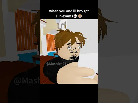 Bro and lil bro got F in exams😭 #roblox #shorts #robloxanimation #usa