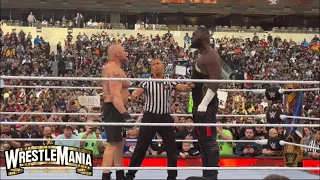Omos vs Brock Lesnar Full Match - Wrestlemania 39