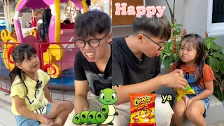 KUMPULAN SHORTS ANGEL PART 21, TAKUT NAIK ROLLER COASTER ULAT DAN ABISIN MAKANAN.