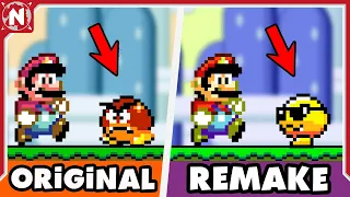 DIFERENCIAS entre TODAS las versiones de SUPER MARIO WORLD