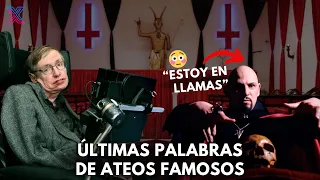 Ateos famosos DIJERON ESTO antes de morir 😳🤯