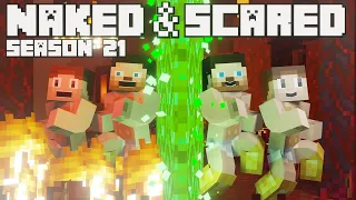 Naked & Scared: Minecraft Challenge in Ultra Hardcore Season 21 - Episode 1