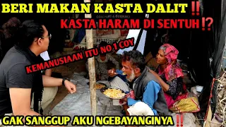 BERI MAKAN‼️KASTA DALIT YG HARAM DI SENTUH‼️Beginilah KEHIDUPAN MEREKA❗️Tidur Beralas Karung Bekas‼️