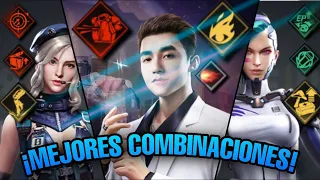 🔹 ¡LAS MEJORES COMBINACIONES DE HABILIDADES! 🔹 // ¡LA 3 ES LA MEJOR PARA PVPS! 🔺 // FREE FIRE 🔥