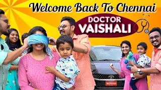 🥰 Vaishali ku Naanga kodutha Surprise || Doctor Vaishali is Back 😍|| Oru Long Drive Polama Makkale