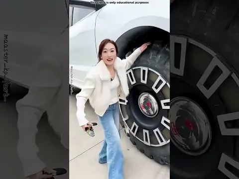 Girl Buys Giant Elephant-Sized Car But Can’t Even Get Inside 😱 #shortvideo #facts #viralvideo