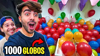 LE LLENO DE GLOBOS EL BAÑO A FEDE | El Parcerito