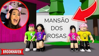 ENCONTREI a MANSÃO DOS ROSAS... ENTÃO entrei DISFARÇADA! (Brookhaven RP)