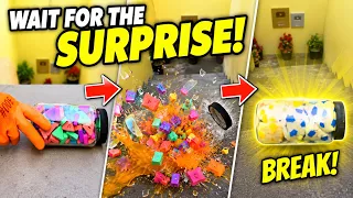 Wait for the SURPRISE Glass Bottle Break! Crushing Crunchy & Soft Things ASMR
