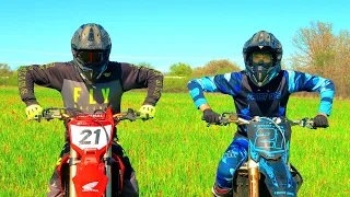 Red Vs Blue | Dirt Bike Battle