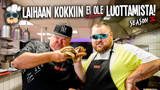 WINGS BURGERI FT. AKSELI HERLEVI | LAIHAAN KOKKIIN EI OLE LUOTTAMISTA