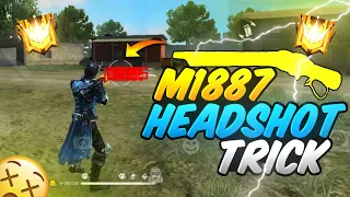 M1887 Auto Headshot Trick || After Update Best Sensitivity For m1887 || Free Fire