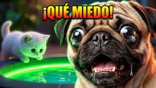 ¡No debieron entrar a esa piscina! 😱🚫🟢 #shorts