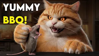 Is This The Most Talented Cooking Cat On The Internet?🐭🔥🐱
