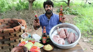BEER CHICKEN | Beer Chicken full  Roast | Village Style Crispy Chicken Roast Recipe |