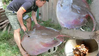 ผัดเผ็ดทําปลากระเบน อร่อยที่สุดเลย