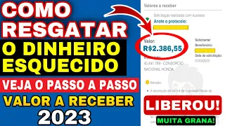 VALORES A RECEBER: COMO RESGATAR O DINHEIRO ESQUECIDO BANCO CENTRAL! PASSO A PASSO COMPLETO - 2023