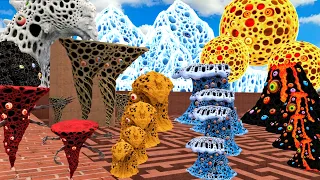 ALL SIZE SUN VOLCANO TORNADO SANDSTORM TEAM TRYPOPHOBIA BIG MAZE EP 5 In Garry's Mod