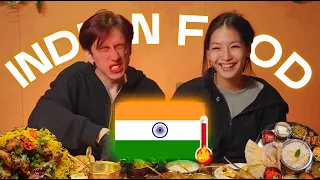 First Time Trying INDIAN FOOD | ASMR Mukbang