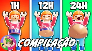 Playmobil Film Português | 24 horas com Hannah, Julian e Emma | Família Silva