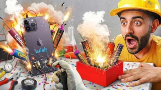 PETARDI POTENTI vs IPHONE 14 PRO di WISH *Esperimento Capodanno 2023*