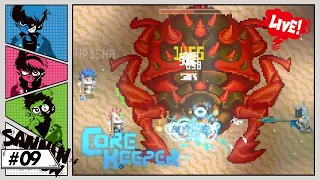 #9 洞窟の中でサバイバル生活 【Core Keeper】視点：ぺちゃんこ　w/ドンピシャ,鉄塔