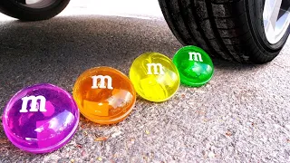 Crushing Crunchy & Soft Things by Car! - EXPERIMENT: Slime vs CAR