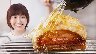 花7天做一块肉！进来感受什么叫放纵！脆皮五花肉极致好吃的做法~ | 绵羊料理