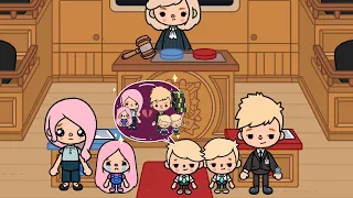 Triplets Separated In Divorce | Sad Story | Toca Life Story | Toca Boca