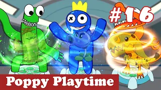 Plants Vs Zombies in Poppy Playtime Animation #16: Rainbow Friends Roblox