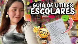 LISTA DE ÚTILES 2023 - Haul de regreso a clases  🤓☝🏻