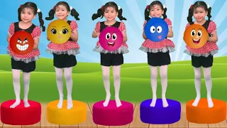 FIVE Little Babies Jumping LITTLE MONKEYS JUMPING ON THE BED | 동요와 어린이 노래 | Kids Song