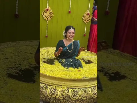 Haldi Bath By Bride