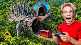 МОЙ ДРОН СНЯЛ LAND EATER В РЕАЛЬНОЙ ЖИЗНИ!!