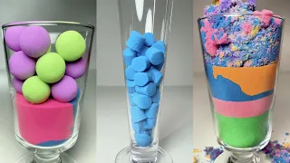 Kinetic Sand ASMR, Drop and squish.