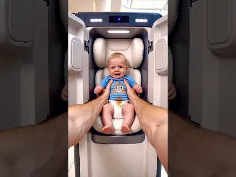 This AI Machine Changes Baby Diapers in Public 😳
