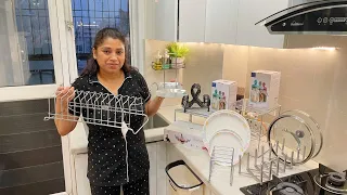 Kitchen ki Kum Space main Chhotey Or Badey Utensils Smartly Organize kese kiye | Indian Mom Studio